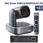 Câmera PTZ HD1080P Zoom 20x 60fps – Conferência PTZ